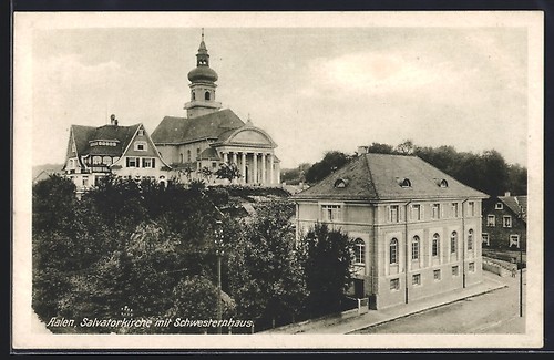 Postcard aalen salvator - of, aalen,