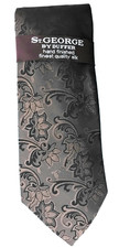 St George by Duffer hand finished finest quality silk tie