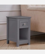 Wooden Sofa Side End Table Bedside Nightstand With Storage Drawer Shelf Bedroom