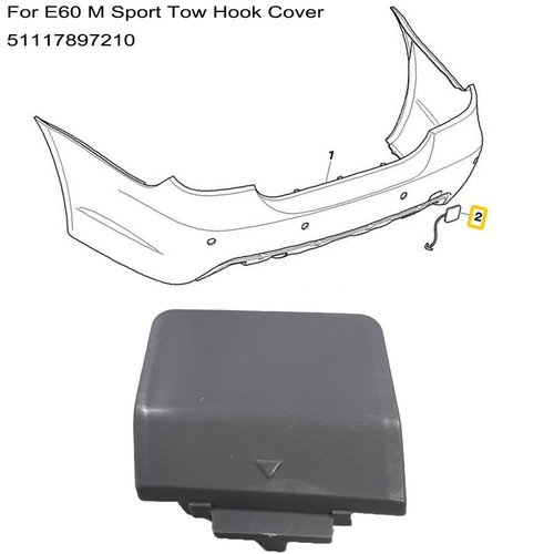 Rear bumper tow - rear, hook