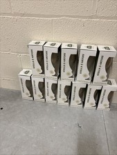 12 Stella Artois Unfiltered Beer Frosted Glass Gold Logo Half Pint 10oz Box M22