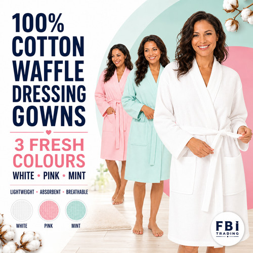 Ladies dressing gown 100 - gown, 100%