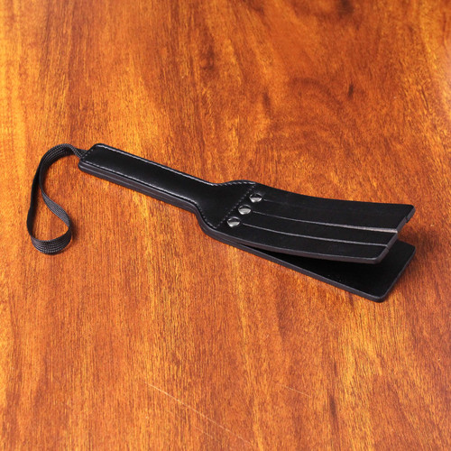 Leather bondage paddle - leather,