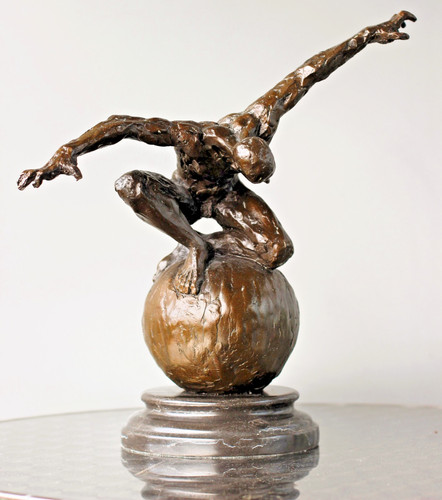 Genuine bronze hot cast - genuine, 'hot