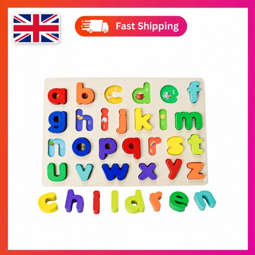 Small letters wooden abc - small,