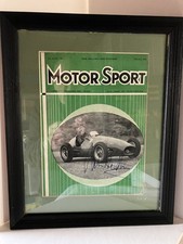 Mike hawthorn autographed 1955 - mike,