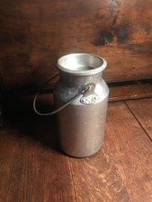 Vintage Aluminium Milk