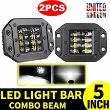 2x42W Led Work Lights Spot Off-road Driving Lights for 4X4 UTV Truck Marine Boat