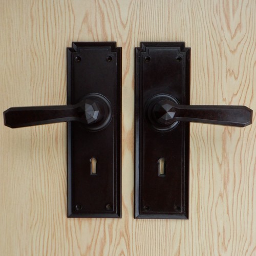 Bakelite door handles - door,