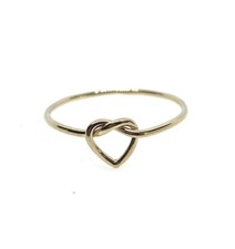 14ct Gold Heart Stacker Ring