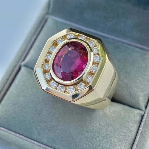 Natural red ruby - ct,
