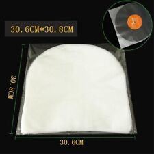 50 Pcs 12" LP Vinyl Record Antistatic Clear Plastic Album Cover Inner Sleeve
