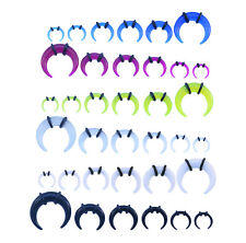 Ear Stretcher Acrylic Pincher Taper Buffalo Bull Horn Plug