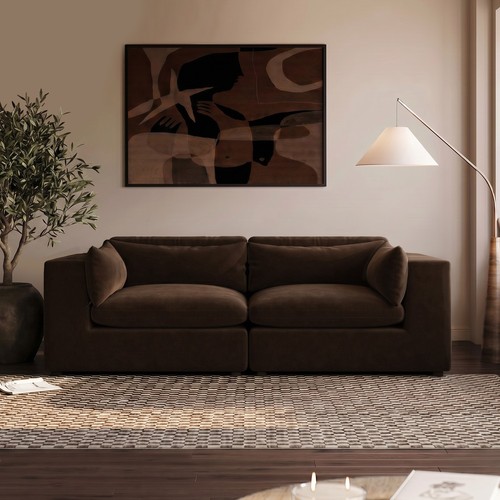 Chocolate brown velvet - chocolate,