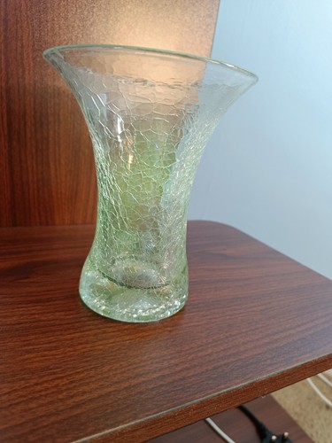 Vintage blown crackle clear - vintage,