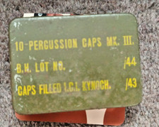 Empty Tin Homeguard 10 Percussion Caps Mk III