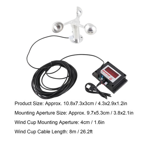 Tower crane anemometer alarm - tower,