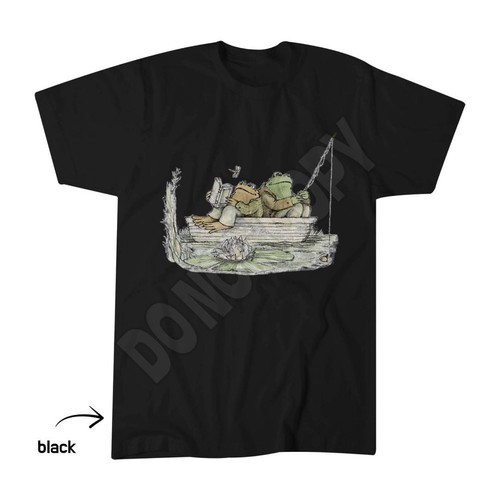 Frog and toad fishing - and, t-shirt