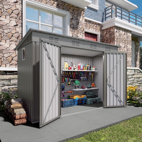 4x9 outdoor metal storage - outdoor,