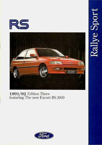 Ford 1991 3 - 1991-92, uk