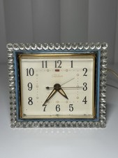 Telechron  Electric Clock With Alarm ART DECO, 7HAL85, READ