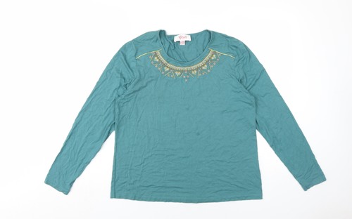 Afibel womens green viscose - green,
