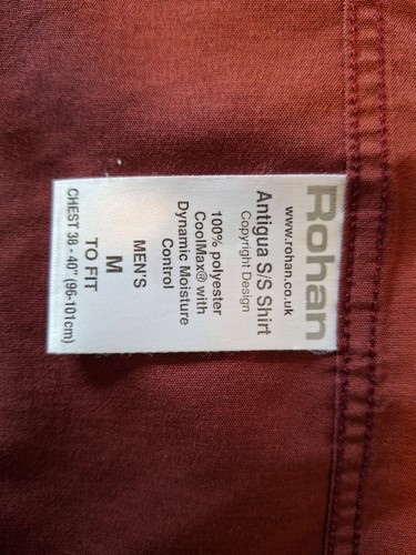 Rohan mens shirt - mens,