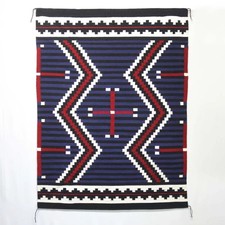 Handwoven Wool Navajo Rug