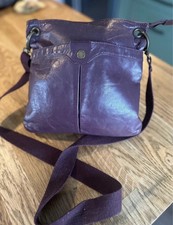 Fatface Purple Plum Leather