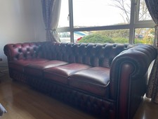 Saxon leather 4 seater