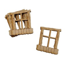 5 Pack MDF Wooden Fairy Door
