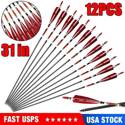 12pcs inch carbon arrows - 12pcs,