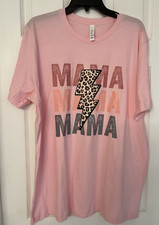 Mama rocker pink short sleeve - mama,
