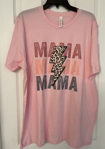 Mama rocker pink short sleeve - short,