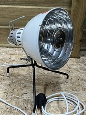 Vintage desk light up cycled retro pifco Therapy lamp , Mid Century Studio Lamp.