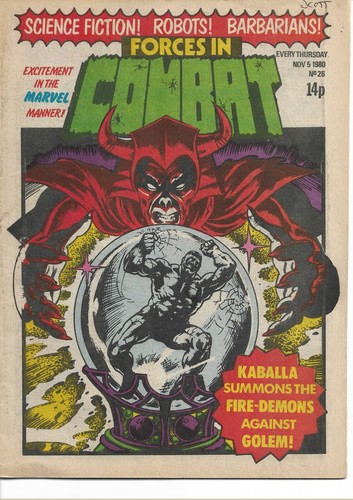Forces combat comic issue - forces,