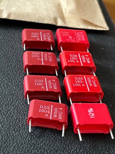 Wima polyester capacitors - polyester,