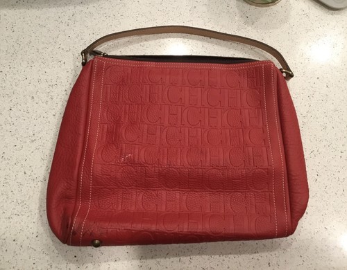 Carolina herrera red - herrera, embossed