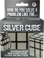 Puzzle Cube Silver Mirror Cube