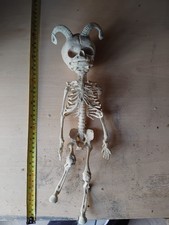 Demon Faun Fetal Skeleton Resin Replica - Curiosity Macabre Goth Prop Cryptid