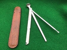 Duncan Pipe Tamper Cleaning Tool 3 In 1 Vintage Smoking Collectibles Leather cas