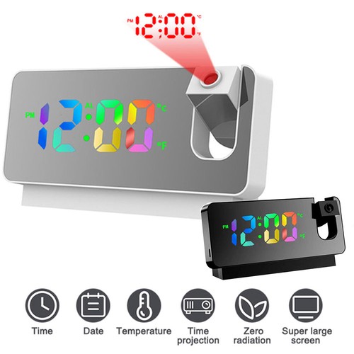 Led digital projection alarm - led,