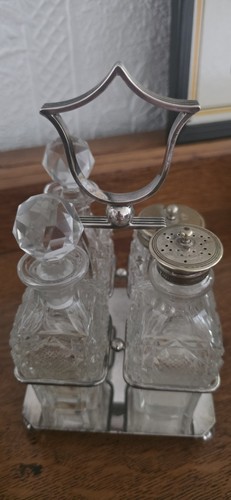 Antique plated glass - ,