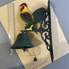 Vintage cast iron rooster door - vintage,