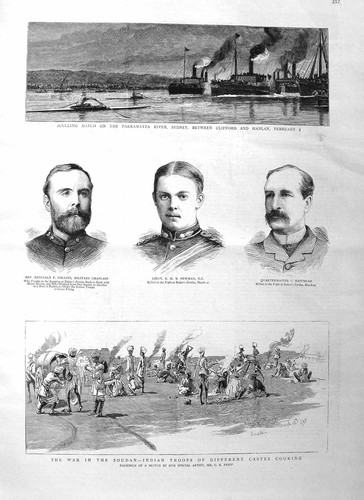 Original old antique print - antique,