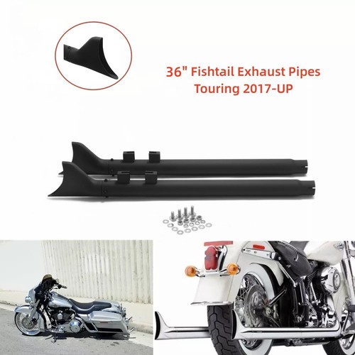 Black fishtail exhaust - fishtail,