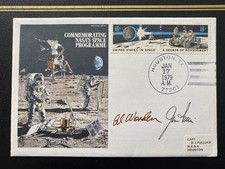 NASA APOLLO 15 Astronauts Alf Worden (CMP) & James Irwin (Moonwalker) signed FDC
