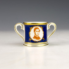 Royal Doulton Porcelain - Prince Charles Commemorative Loving Cup - Ltd Edition