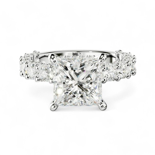 Diamond wedding ring - ring, lab