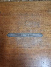 Vintage Maidens Sleaford Suppliers Sil Plate Plaque Classic Veteran Car